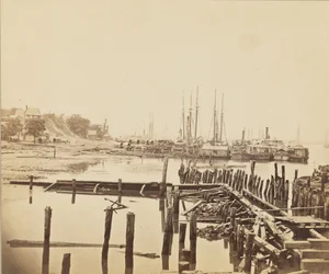 City Point, Virginia, ca 1861-1865 (albumintryck)
