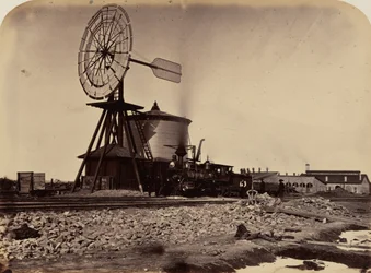 Plåt 16. Vindkvarnen vid Laramie,1869 (foto)