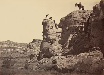 Plåt 21. High Bluff, Black Buttes,1869 (foto)