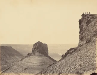 Plåt 23. På bergen vid Green River,1869 (foto)