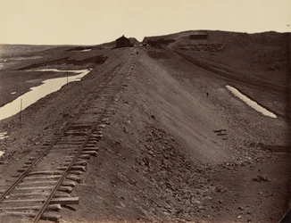 Plåt 2. Granitkanonen, från vattentanken,1869 (foto)