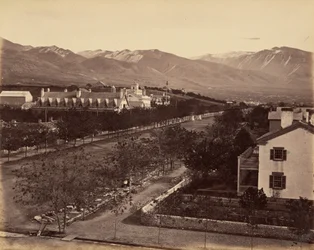 Plåt 47. Brigham Youngs bostad,1869 (foto)