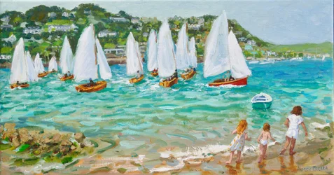 Jagar båtarna, Salcombe, 2018,
