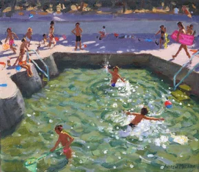 Barnpool, Vrsar, Kroatien, 2017,