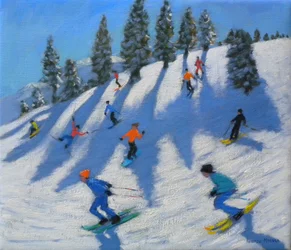 Skidåkare, Lofer, 2010
