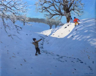 Snowballing, 2011 (olja på duk)