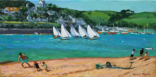 Summer Regatta, Salcombe, 2018 (olja på duk)