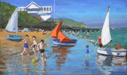 Summer in Abersoch, 2015 (olja på duk)