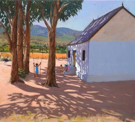 Gungan, Klein (liten) Karoo, Sydafrika, 2000 (olja på duk)
