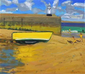 Yellow Boat, St Ives, 2017,
