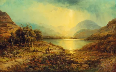 The Hunting Party (olja på duk)