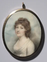 Porträtt av en kvinna, 1790-talet.