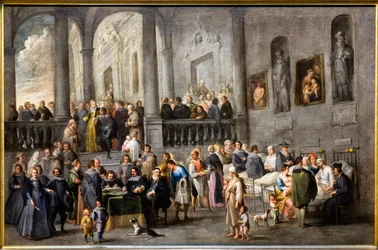 Sjukvårdare, omkring 1640 (olja på duk)