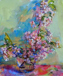 Livfulla vårblommor