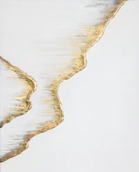 Flödande guld – abstrakt
