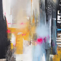Livfull urban abstrakt konst