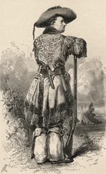 Charles H. Utter, aka Colorado Charlie, illustration från 