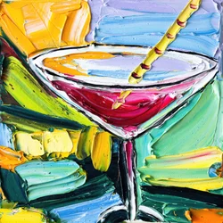 Vibrant Martini-blandning