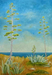 Agave vid havet