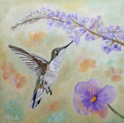 Kolibri och lavendel