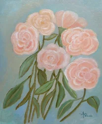 Mjukt rosa rosor