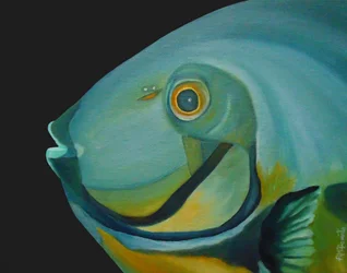 Stiliserad tropisk fisk