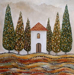 Hus i toskansk cypress