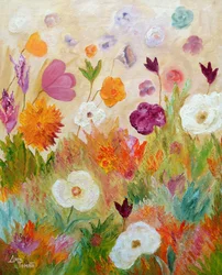 Fantastiska trädgårdsblommor