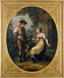 Gualtherius och Griselda (olja på duk)