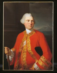Porträtt av Brownlow, 9:e earlen av Exeter