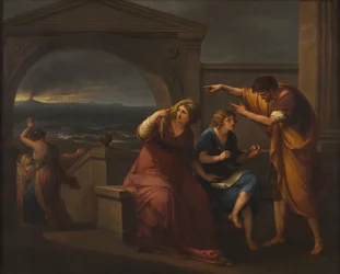 Plinius den yngre och hans mor i Misenum, 79 e.Kr.