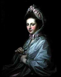 Porträtt av Anne Miller (olja på duk)