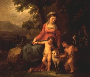 Jungfru Maria med Kristusbarnet och Johannes Döparen