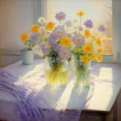 Florals 05, ca 2020 (olja på duk)