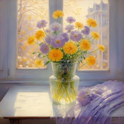 Florals 06, ca 2020 (olja på duk)