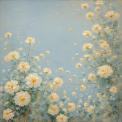 Florals 09, ca 2020 (olja på duk)
