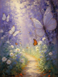 Florals 107, ca 2024 (olja på duk)