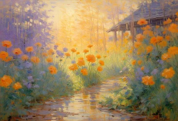 Florals 109, ca 2025 (olja på duk)