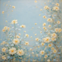 Florals 10, ca 2020 (olja på duk)