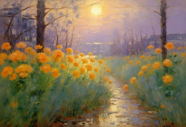 Florals 110, ca 2025 (olja på duk)