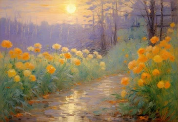 Florals 111, ca 2025 (olja på duk)