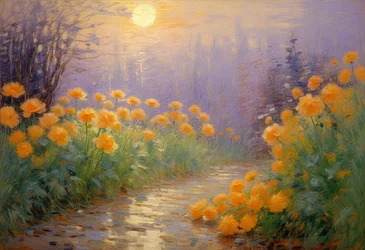 Florals 112, ca 2025 (olja på duk)