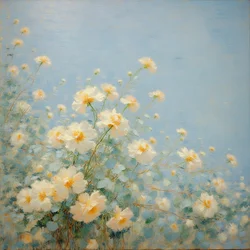 Florals 12, ca 2020 (olja på duk)