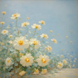 Florals 13, ca 2020 (olja på duk)