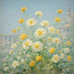 Florals 20, ca 2020 (olja på duk)