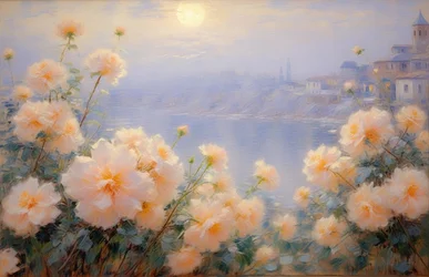 Florals 24, ca 2021 (olja på duk)
