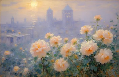 Florals 25, ca 2021 (olja på duk)