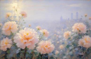 Florals 26, ca 2021 (olja på duk)