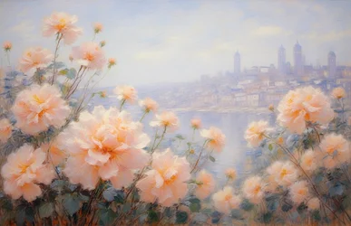 Florals 27, ca 2021 (olja på duk)