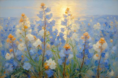 Florals 31, ca 2021 (olja på duk)